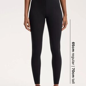 Oysho Womens Leggings Small Black Extra Compressive hi rise Ankle 1223/256 NWT